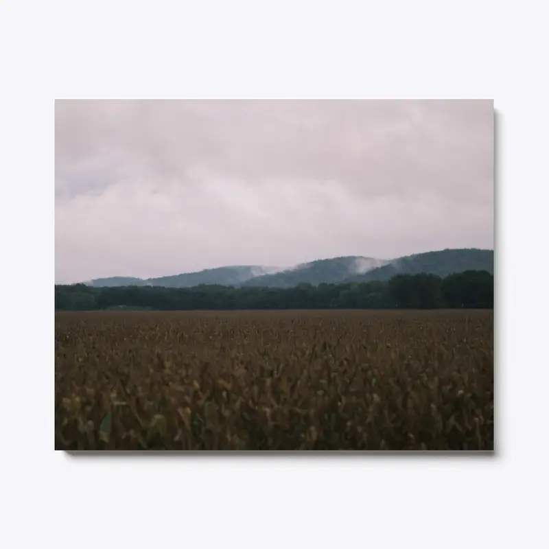 Clouds over the hills