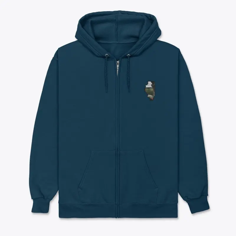 Shawnee National Forest State Zip Hoodie